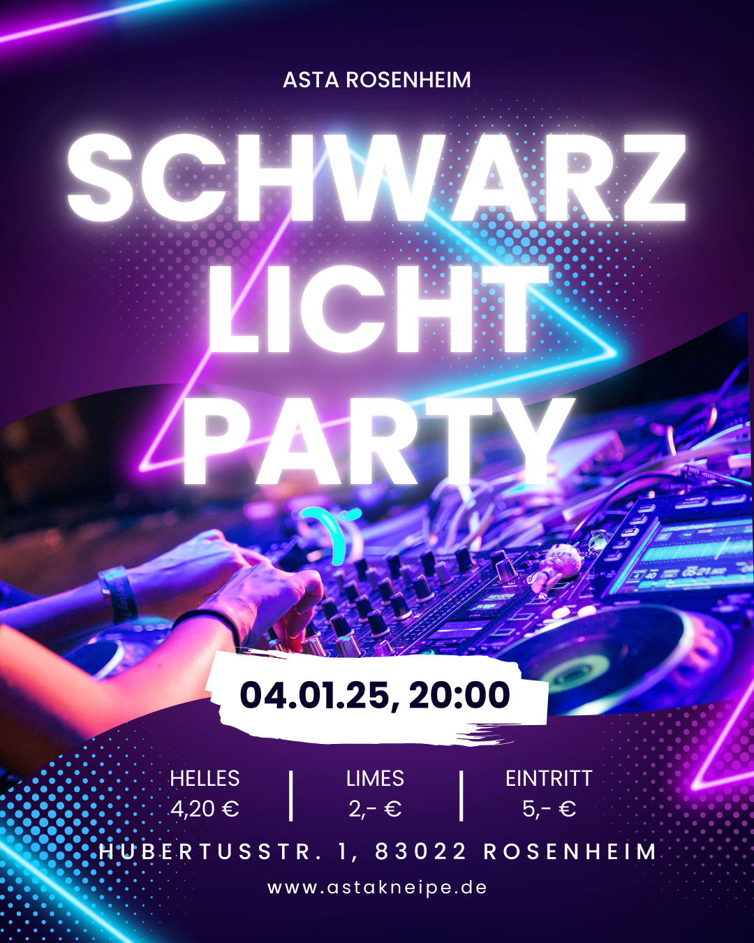 Schwarzlichtparty