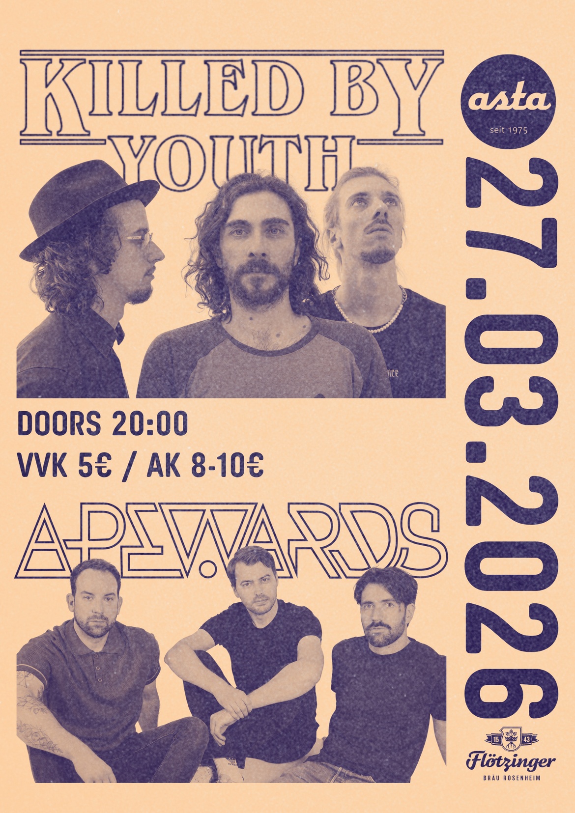 Live: Killed by Youth + Apewards