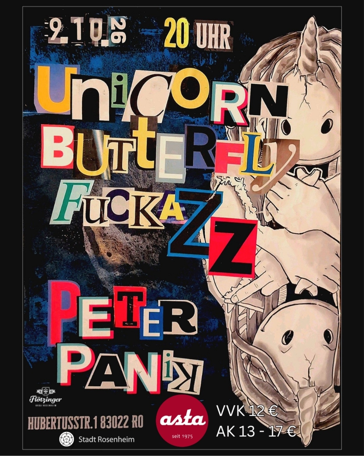Unicorn Butterfly Fuckazz & Peter Panik - LIVE