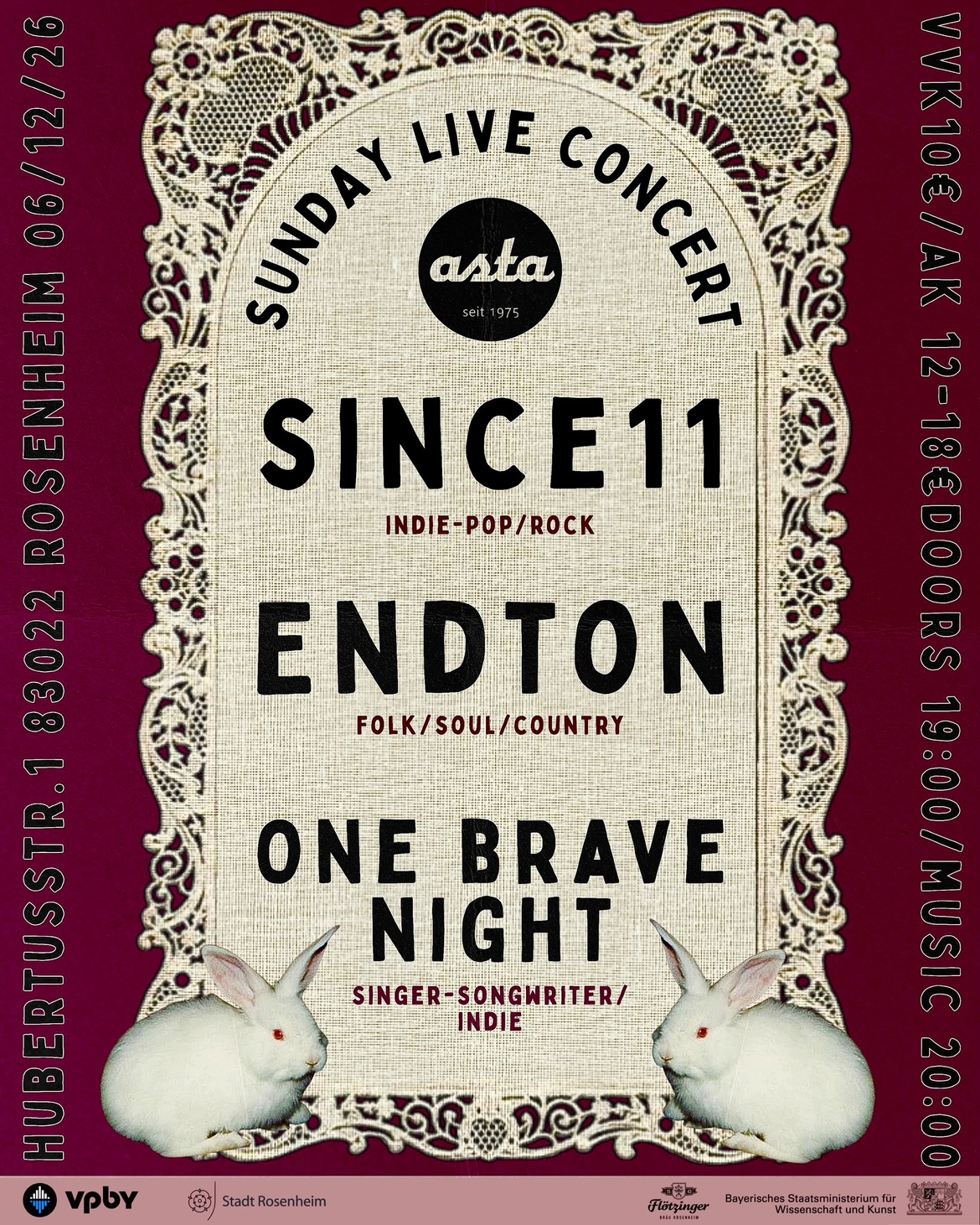 Since 11, Endton & One Brave Night