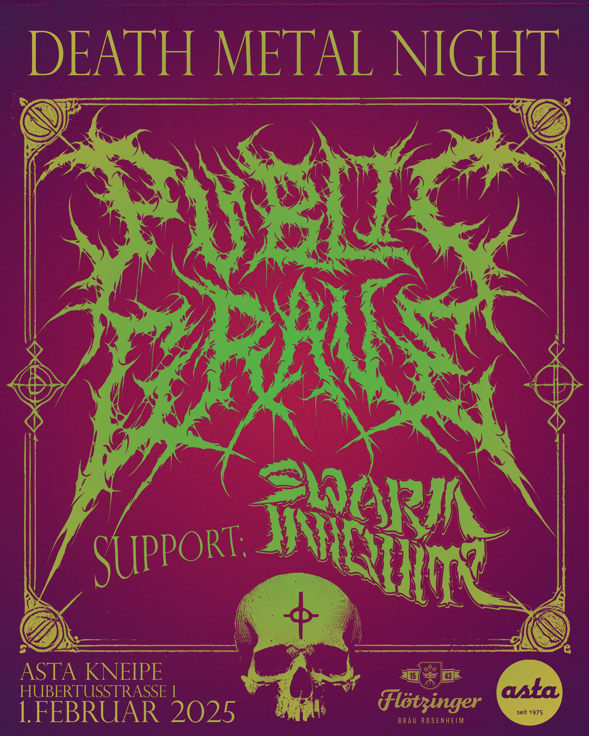 Metal-Konzert: Public Grave & Swarm Iniquity - LIVE